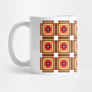 Traditional Romanian folk art knitted embroidery pattern Mug